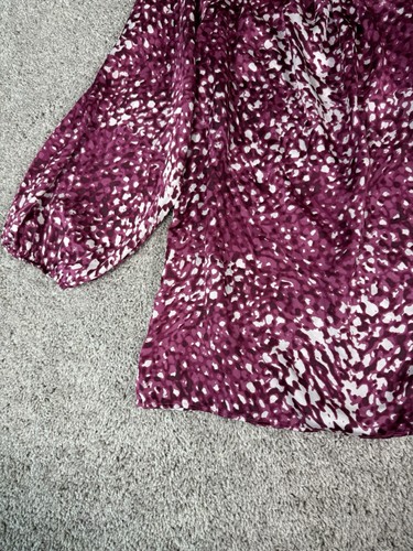 Fashion bug 3X plus size blouse 3/4 sleeve flowy blouse - Picture 6 of 16
