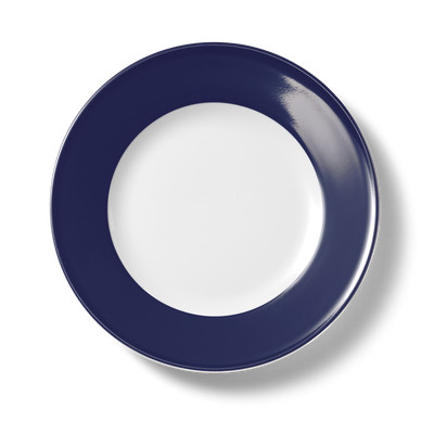 Dibbern Solid Color Plate 28 Cm Rim Navy - NEW!