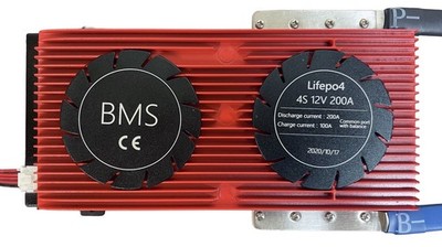 Lifepo4 4S 12V 200A Battery Management System BMS 200A Discharge 100A Charge