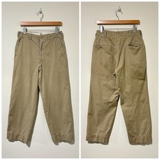 60s vintage military U.S.Army summer chino pants trousers size 30 443869