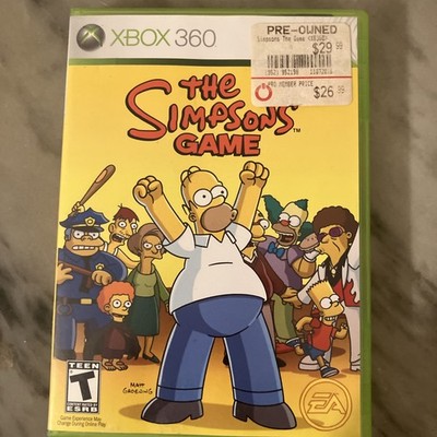 The Simpsons Game Xbox 360. CIB Includes Manual. Tested.