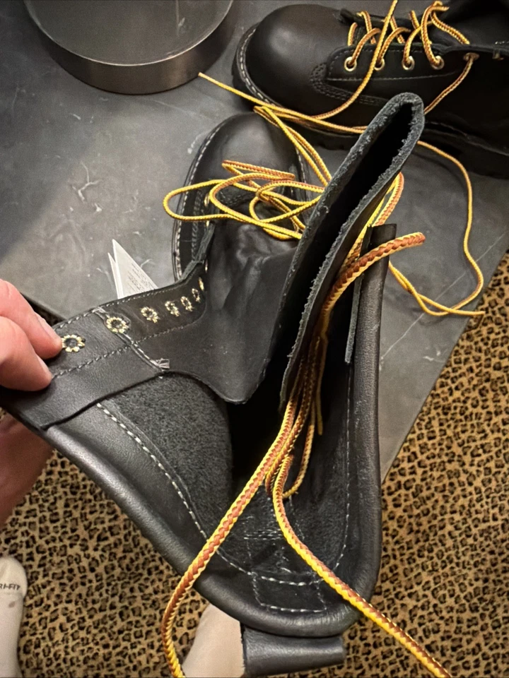 "Barcos de trabajo Hathorn Explorer LTT Millwright punta de acero 10"" (negros) (NUEVOS)" Foto 2 de 4