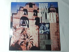 RUSS TOLMAN Down in earthquake town lp UK GREEN ON RED COME NUOVO LIKE NEW!!!