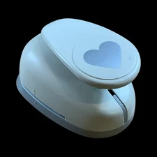 The Paper Studio 3" Heart Paper Punch with Plastic Catcher Tray