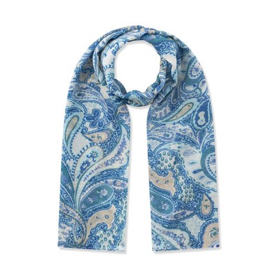 Codello Schal mit Paisleymuster Farbe Blau