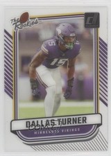 2024 Panini Clearly Donruss Clearly The Rookies Dallas Turner #14 1iu8
