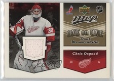 2006-07 Upper Deck MVP One on Dual Jerseys Chris Osgood Ty Conklin #OJ-OC g5i