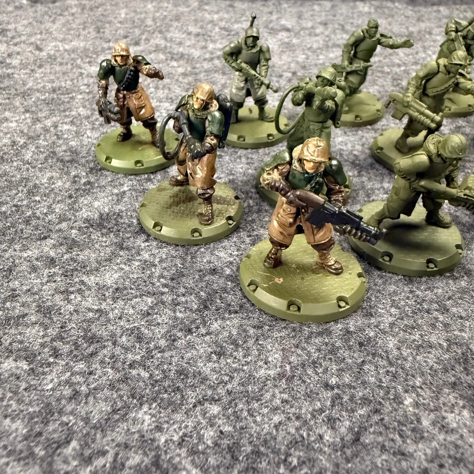 Dust Tactics Miniature Figures WWII Era Allied Army Squad Lot 4 Painted Premium - Image 4 of 4
