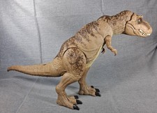 Mattel Jurassic World T. Rex Dinosaur Toy with Sound  Movement Tested and Works
