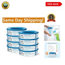 Amazon Diaper Pail Refills - 8 Packs of Unscented 270 Count for Genie Pails