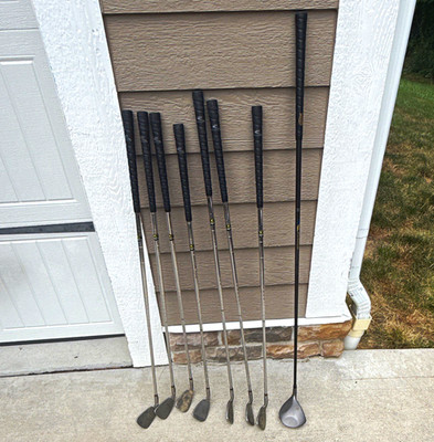 Cobra King Cobra II RH 3-8 Iron Set + 9.5° Ti 1-Wood Driver Reg Steel