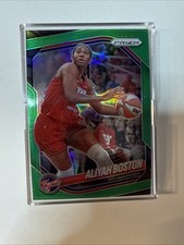 Aliyah Boston 2025 Panini Prizm WNBA #75 Green Prizm Indiana Fever SP