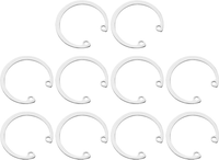 Quarkzman Innen-Sicherungsring 42Mm Sprengring Edelstahl 10 StüCk