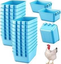 20 Pcs Chicken Water Feeder Cups 16 oz Pigeon Bird Feeder Cups Hanging Cage