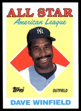 Dave Winfield 1988 Topps New York Yankees MLB READ FREE SHIPPING AutographDen
