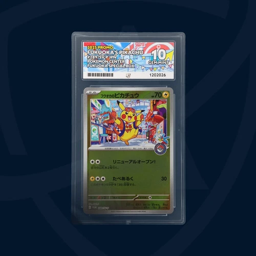 Fukuoka’s Pikachu - 289/sv-p Promo - Japanese Pokemon Center - ACE 10