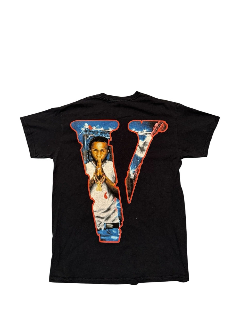 Vlone x Pop Smoke Shoot for the Stars Hip Hop Rap Tour Merch Tee Medium HTF View 6