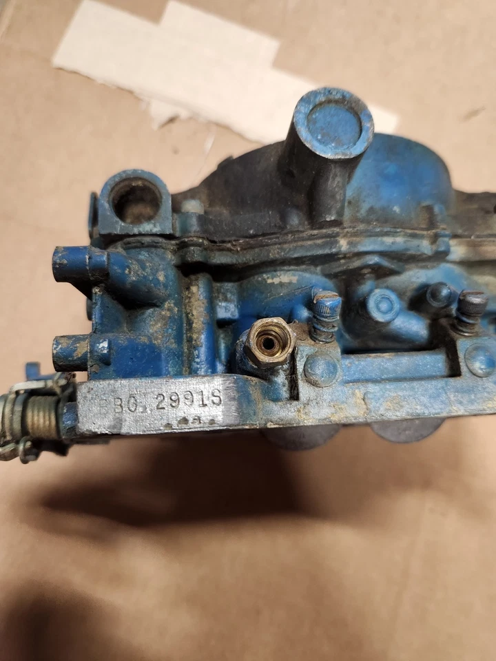 Carburador 400 cfm Carter AFB 1960 Dodge Dart 318 4 barriles 4BBL BBO 2991S EE. UU. 60 Foto 2 de 4