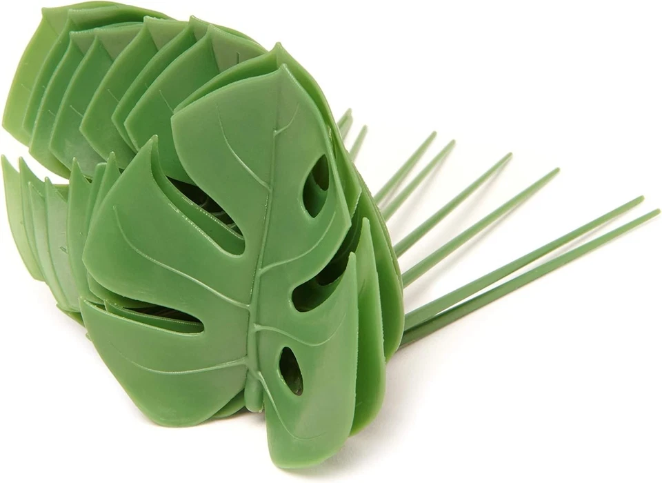 20 St. Spieße Partyspieße Dekoration Käsepicker Cocktailspieße Blätter Party - Bild 3 von 4