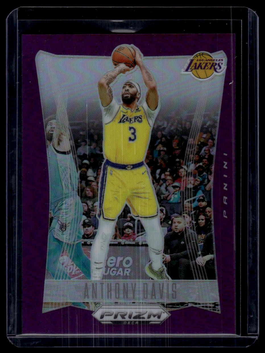 2023-24 Panini Prizm Deca #52 Anthony Davis Prizms Purple #/99