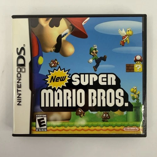 Game Case and Manual NO GAME New Super Mario Bros Nintendo DS Authentic