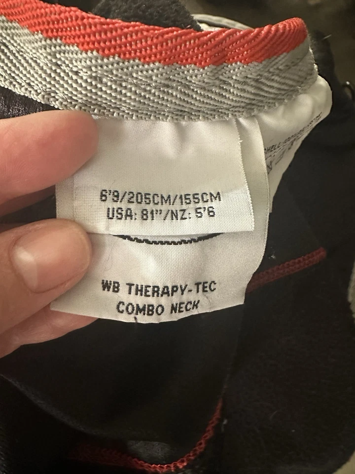 Combo enfriador de cuello Weatherbeeta negro/rojo/plateado talla 81 Foto 4 de 4