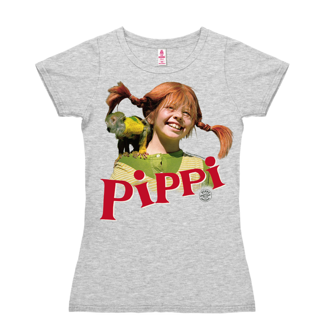 Camiseta para mujer Pippi Calzaslargas y Señor Nilsson - Pippi Långstrump