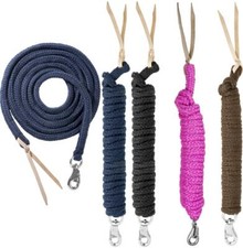 Bodenarbeitsseil mit massive Bullsnap und doppelter Lederklatsche USG Neu