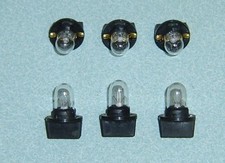 6 NEW PACHISLO SLOT MACHINE # 400 24v LIGHT BULBS / BASES - READ DESCRIPTION