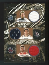 🏀 2006-07 TOPPS LUXURY BOX GAME USED HEXA JERSEY PARKER NOWITZKI GASOL 🔥 #D/19