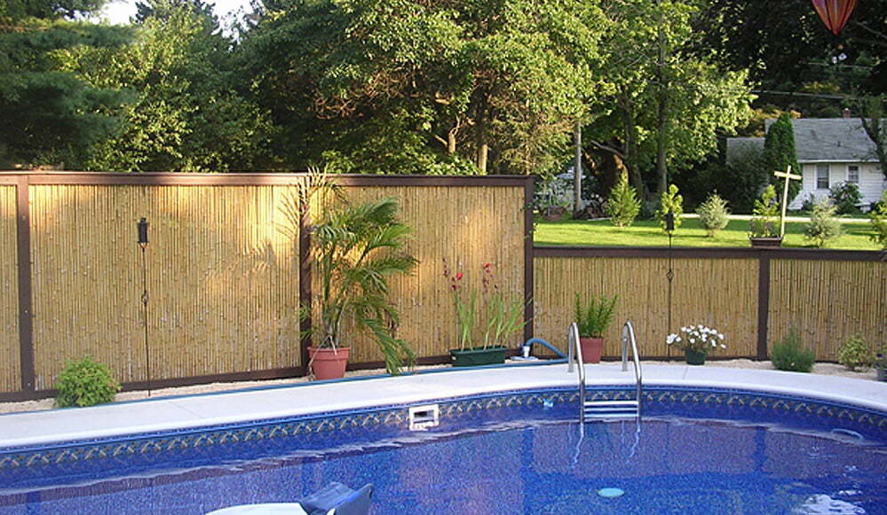 Backyard XScapes Natural Bamboo Fencing Garden Screen Rolled Wood Fence ... - S L1600 Backyard XScapes Natural Bamboo Fencing Garden Screen Rolled Wood Fence ... - S L1600