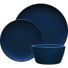 Noritake NoN Swirl 12pc Dinner Set Navy on Navy