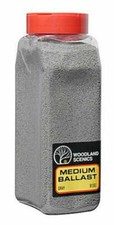 Woodland Scenics New 2026 Gray Medium Ballast Any Scale 32oz B1382