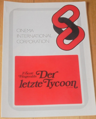 DER LETZTE TYCOON - Werberatschlag ´77 - ROBERT DE NIRO Tony Curtis MITCHUM