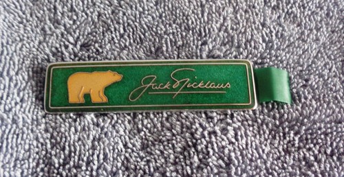 Rare! NOS Town Car JACK NICKLAUS Chrome Cloisonné Dash Nameplate Ornament Emblem - Picture 2 of 4
