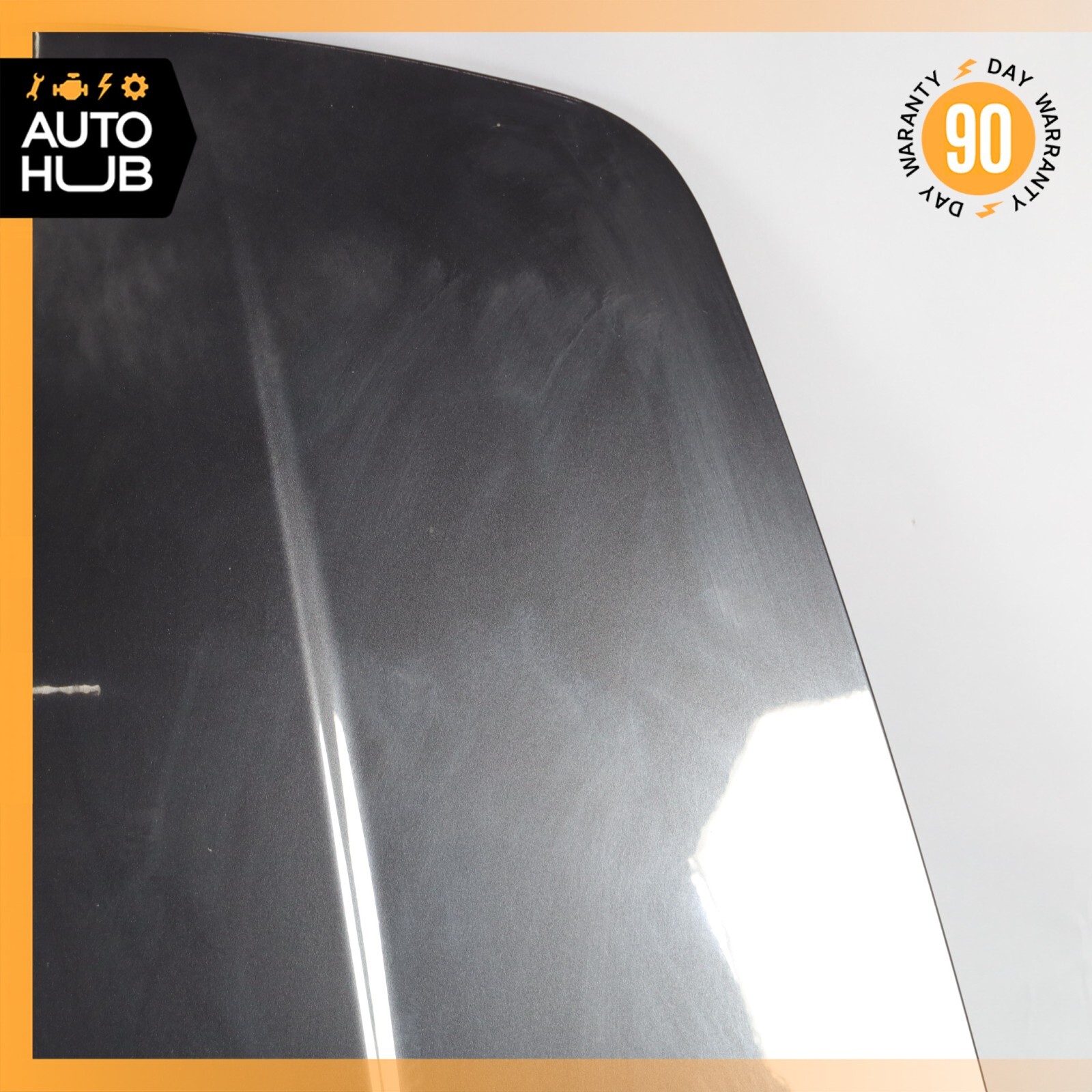 03-13 Maserati Quattroporte M139 Hood Bonnet Cover Panel Assembly Gray OEM