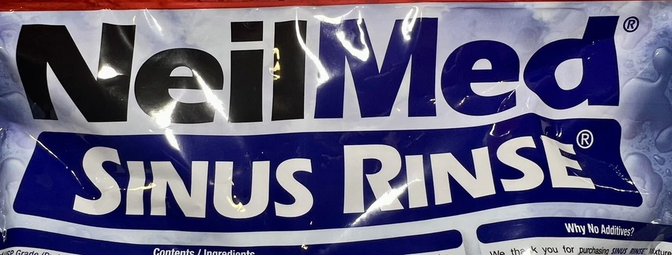 500 paquetes NeilMed enjuague sinusal solución salina vencimiento nasal 01/2028+ (500 unidades) Foto 4 de 4