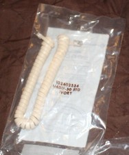 Western Electric H4DU-50 Standard Handset Cord -Beige