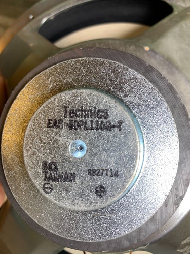 PARTS: Technics SB-L76 Speakers 12" Paper Woofer, Mid Range, Tweeter, Logo Badge - Picture 7 of 26