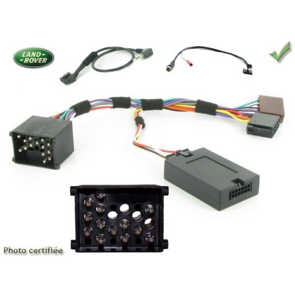 Commande au volant Land Rover Freelander 2001-2003 Low Line en plastique noir
