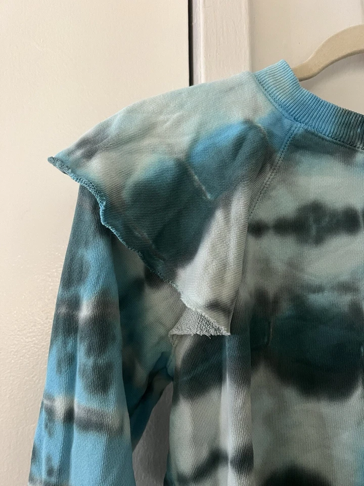 Something Navy Tie Dye Sweatshirt And Sweatpants Set - Image 3 of 4