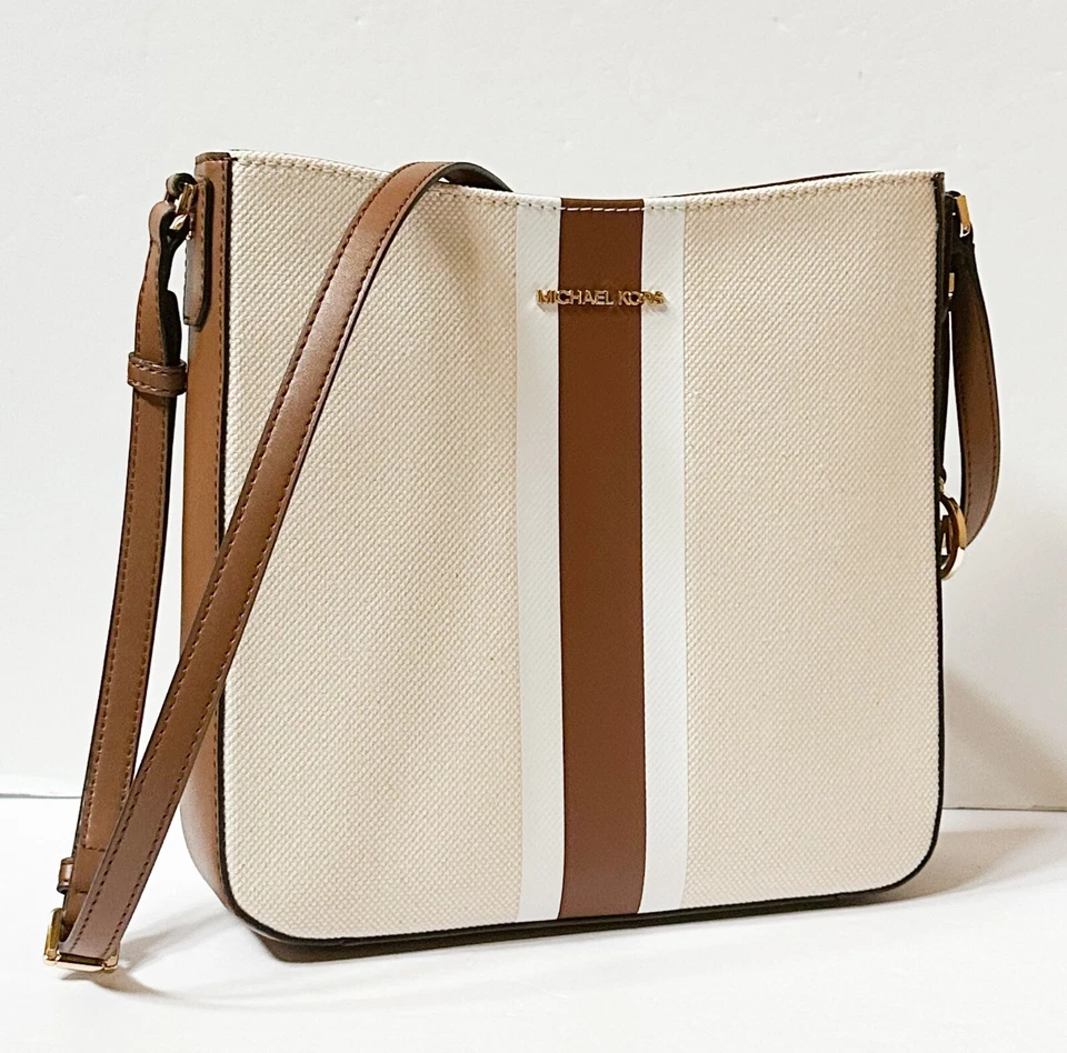 MICHAEL KORS JET SET BOLSO MENSAJERO GRANDE DE VIAJE RAYA CENTRAL MARRÓN MULTI Foto 3 de 4