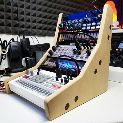 Korg Volca Triple MDF Ständer Präzisionsbearbeitete Serie mit Aussparung