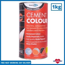 Bond It Powdered Cement Dye Colourant Pigment Colour Buff Yellow 1kg