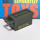 GI Joe Machine Gun Defense Unit AMMO BOX bullet original 1984 playset green part