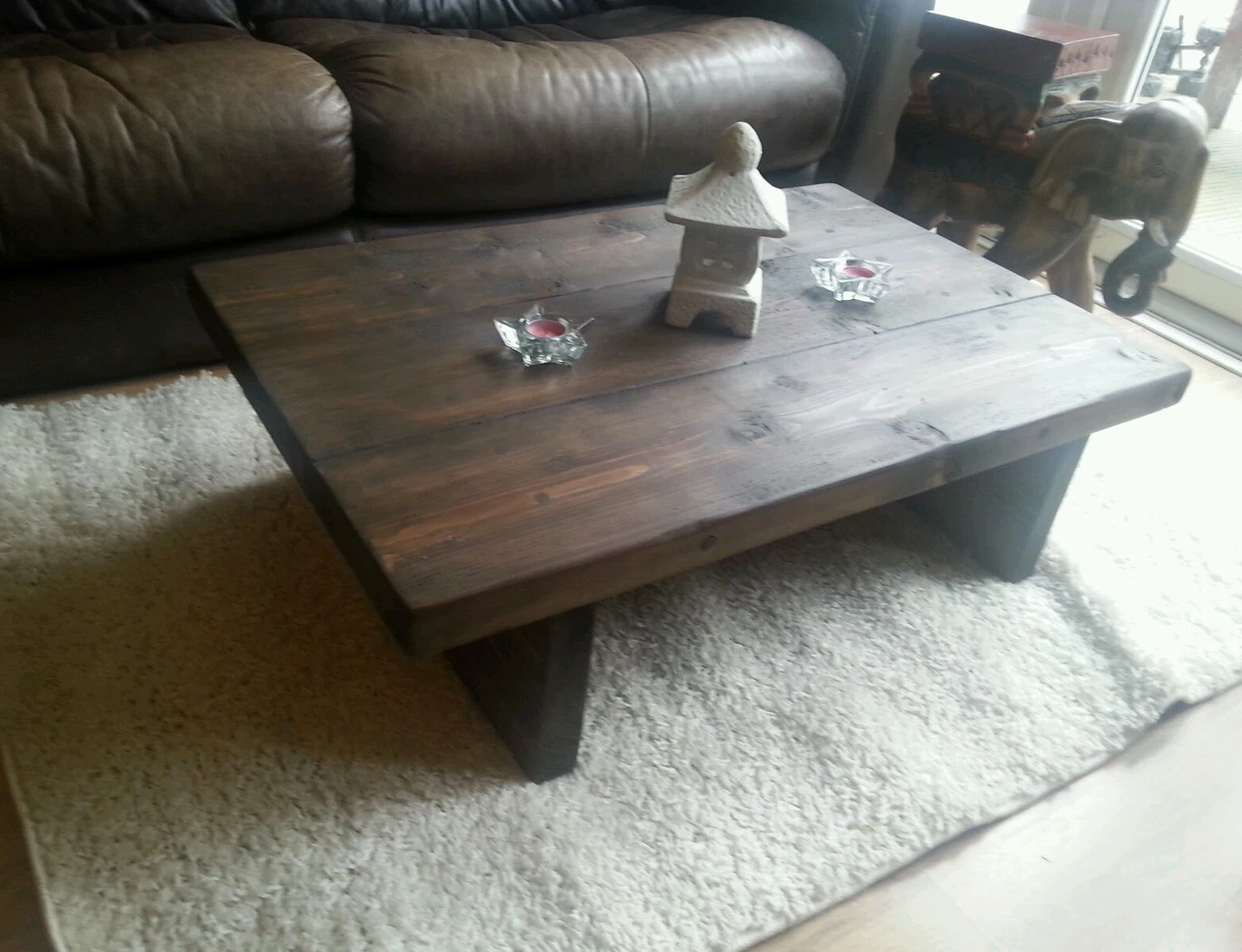 Solid wood coffee table ebay outlet
