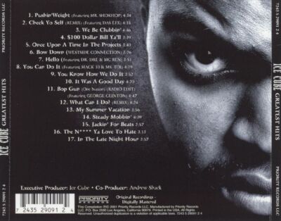 ICE CUBE - GREATEST HITS [PA] NEW CD