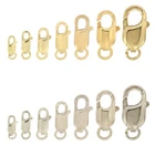 14k White & Yellow Gold Lobster Claw Clasp Bracelet Chain Replacement Lock 585