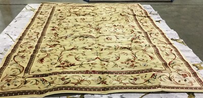 IVORY / IVORY 10' X 14' Broken Thread Rug, Reduced Price 1172657028 LNH322A-10