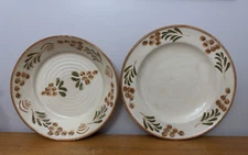 Williams Sonoma Olive Laurel By Ceramiche Arianna, 14" Bowl & 16" Platter, MINT